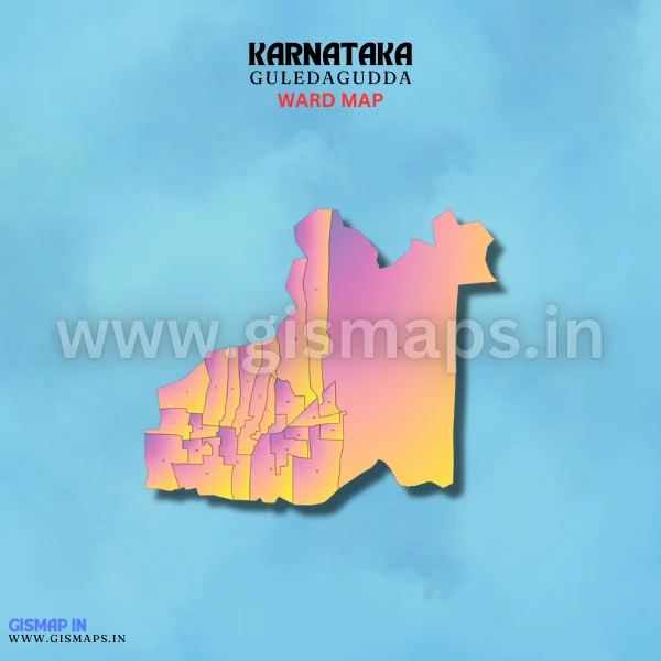 Guledagudda Ward Map (Karnataka)